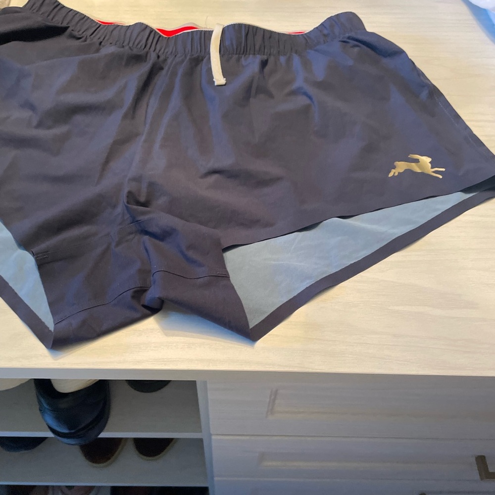 Women’s Tracksmith Navy Strata Short - Picture 2 of 9